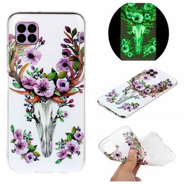 Sika Deer Noctilucent Soft TPU Back Cover for Huawei P40 Lite