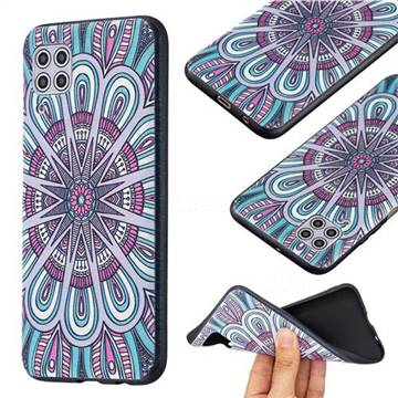 Mandala 3D Embossed Relief Black Soft Back Cover for Huawei P40 Lite