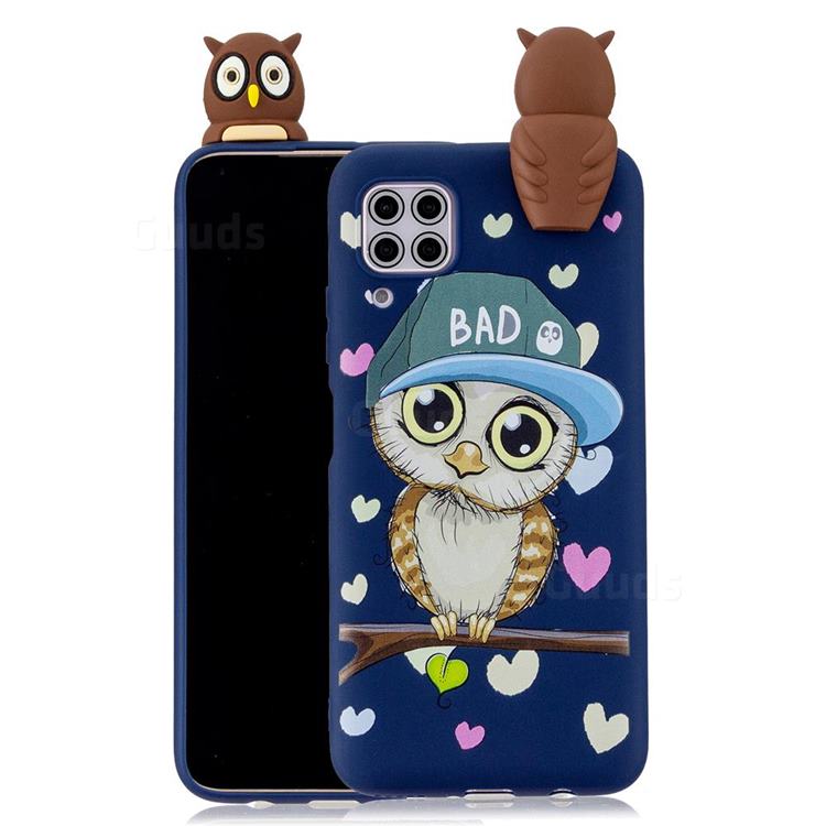 Bad Owl Soft 3D Climbing Doll Soft Case for Huawei P40 Lite