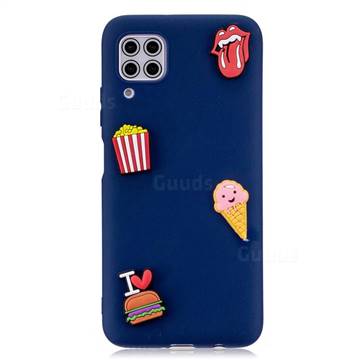 I Love Hamburger Soft 3D Silicone Case for Huawei P40 Lite