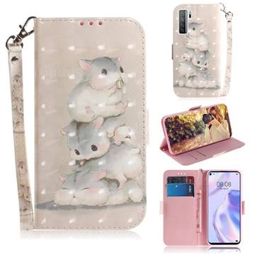 Phone Case Case For Huawei P40 Lite 5g Three Squirrels 3D Painted