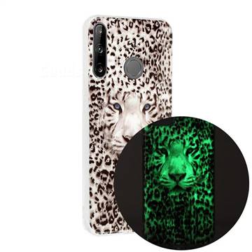 Leopard Tiger Noctilucent Soft TPU Back Cover for Huawei P40 Lite E