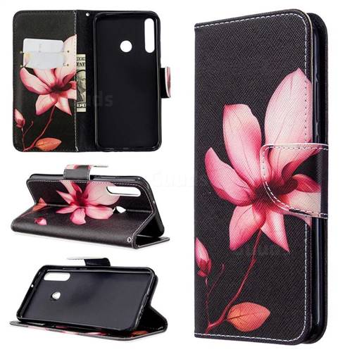Lotus Flower Leather Wallet Case for Huawei P40 Lite E
