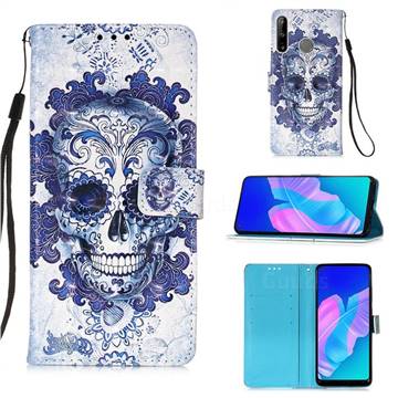 Cloud Kito 3D Painted Leather Wallet Case for Huawei P40 Lite E