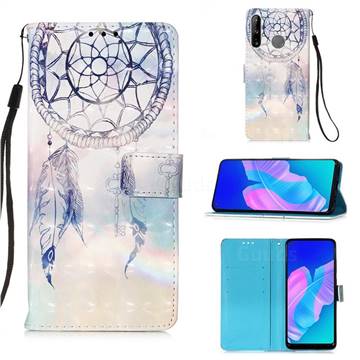 Fantasy Campanula 3D Painted Leather Wallet Case for Huawei P40 Lite E