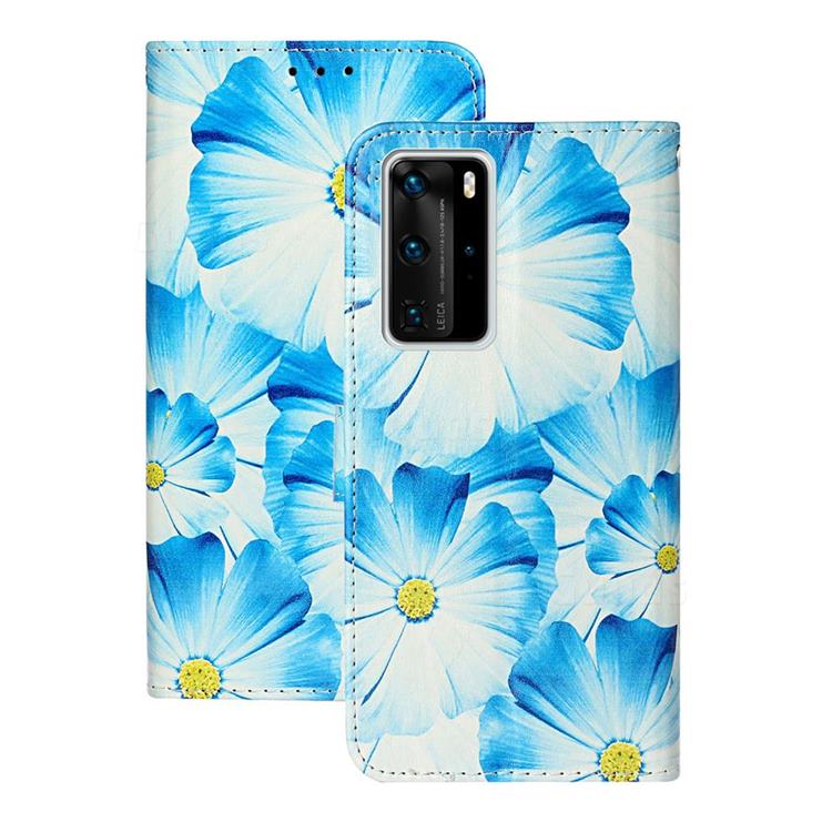 Orchid Flower PU Leather Wallet Case for Huawei P40 Pro