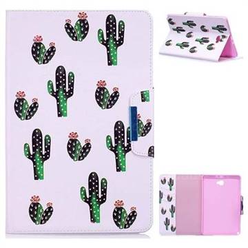 Cactus Folio Flip Stand Leather Wallet Case for Samsung Galaxy Tab A 10.1 with S-Pen P580 P585