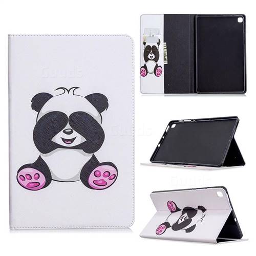 Lovely Panda Folio Stand Leather Wallet Case for Samsung Galaxy Tab S6 Lite P610 P615