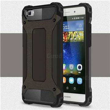 King Kong Armor Premium Shockproof Dual Layer Rugged Hard Cover for Huawei P8 Lite P8lite - Bronze