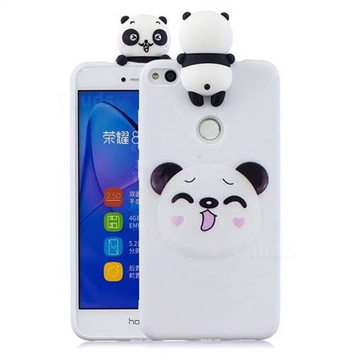 Smiley Panda Soft 3D Climbing Doll Soft Case for Huawei P8 Lite 2017 / P9 Honor 8 Nova Lite