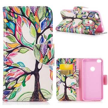 The Tree of Life Leather Wallet Case for Huawei P8 Lite 2017 / Honor 8 Lite / Nova Lite / P9 Lite 2017