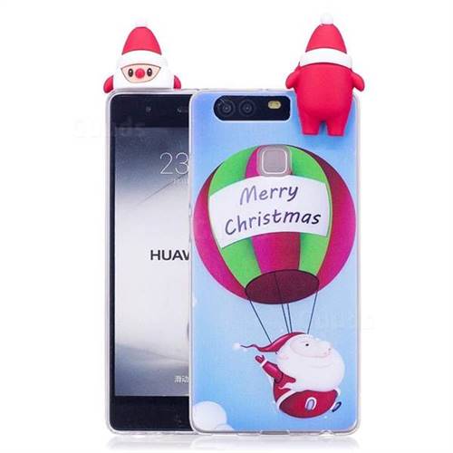 Balloon Santa Claus Soft 3D Climbing Doll Soft Case for Huawei P9