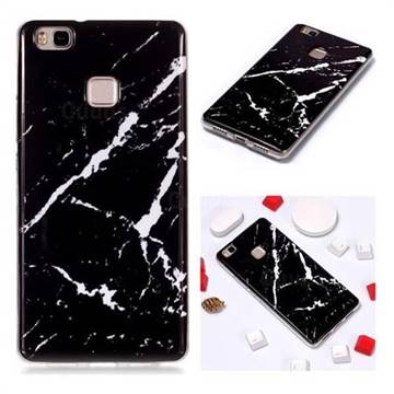 Black Rough white Soft TPU Marble Pattern Phone Case for Huawei P9 Lite G9 Lite