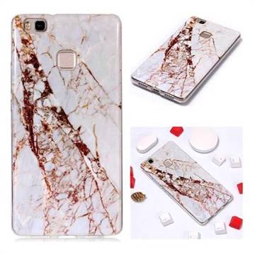 White Crushed Soft TPU Marble Pattern Phone Case for Huawei P9 Lite G9 Lite