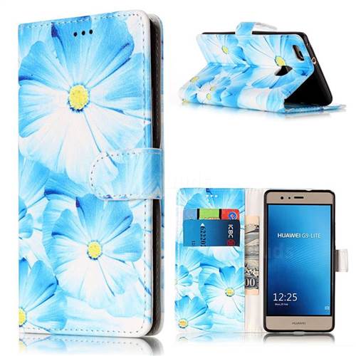 Orchid Flower PU Leather Wallet Case for Huawei P9 Lite P9lite