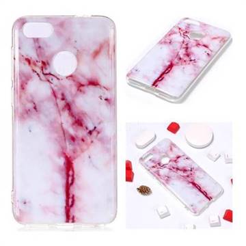 Red Grain Soft TPU Marble Pattern Phone Case for Huawei P9 Lite Mini (Y6 Pro 2017)