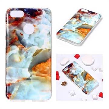 Fire Cloud Soft TPU Marble Pattern Phone Case for Huawei P9 Lite Mini (Y6 Pro 2017)