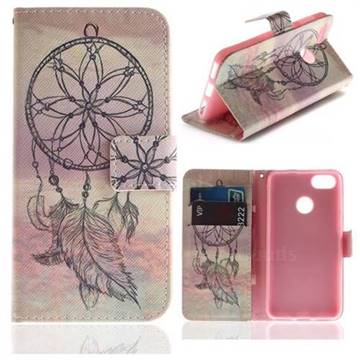 Dream Catcher PU Leather Wallet Case for Huawei P9 Lite Mini (Y6 Pro 2017)