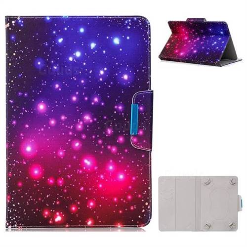 8 inch Universal Tablet Flip Cover Folio Stand Leather Wallet Tablet Case - Fantasy Starry Sky