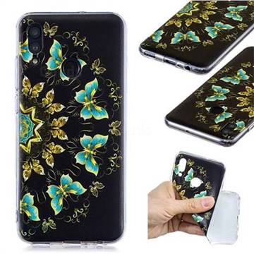 Circle Butterflies Super Clear Soft TPU Back Cover for Huawei P Smart (2019)