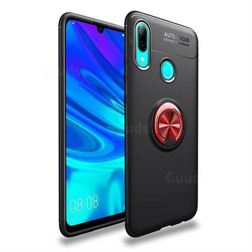 Th Verminderen tack Auto Focus Invisible Ring Holder Soft Phone Case for Huawei P Smart (2019)  - Black Red - Huawei P Smart(2019) Cases - Guuds