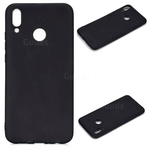 Candy Soft Silicone Protective Phone Case for Huawei P Smart (2019) - Black