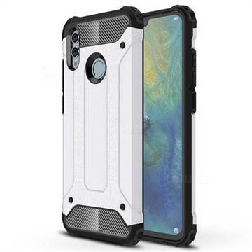 King Kong Armor Premium Shockproof Dual Layer Rugged Hard Cover for Huawei P Smart (2019) - White