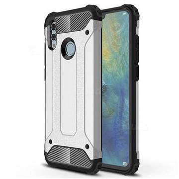King Kong Armor Premium Shockproof Dual Layer Rugged Hard Cover for Huawei P Smart (2019) - Technology Silver
