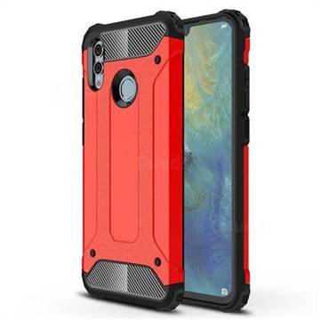 King Kong Armor Premium Shockproof Dual Layer Rugged Hard Cover for Huawei P Smart (2019) - Big Red