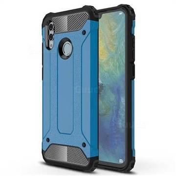 King Kong Armor Premium Shockproof Dual Layer Rugged Hard Cover for Huawei P Smart (2019) - Sky Blue