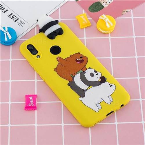 Striped Bear Soft 3D Climbing Doll Soft Case for Huawei P Smart (2019 ...