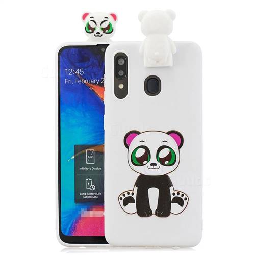 Panda Soft 3D Climbing Doll Stand Soft Case for Huawei P Smart (2019)