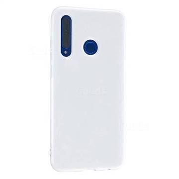 2mm Candy Soft Silicone Phone Case Cover for Huawei P Smart (2019) - White