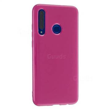 2mm Candy Soft Silicone Phone Case Cover for Huawei P Smart (2019) - Rose