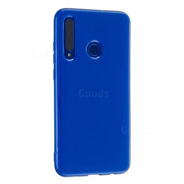 2mm Candy Soft Silicone Phone Case Cover for Huawei P Smart (2019) - Navy Blue