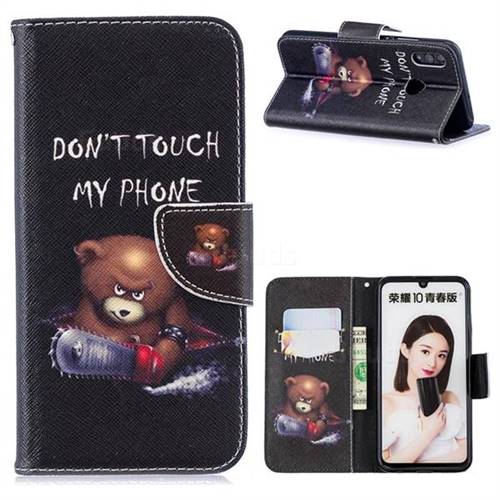 Chainsaw Bear Leather Wallet Case for Huawei P Smart (2019)