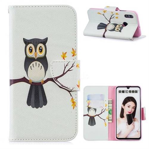 Owl on Tree Leather Wallet Case for Huawei P Smart (2019)