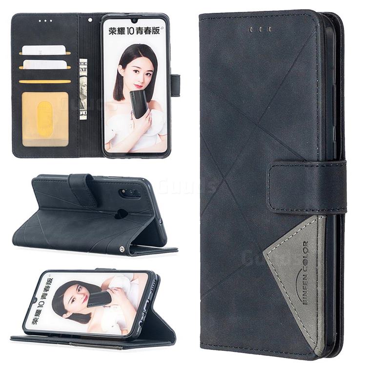 Binfen Color BF05 Prismatic Slim Wallet Flip Cover for Huawei P Smart (2019) - Black