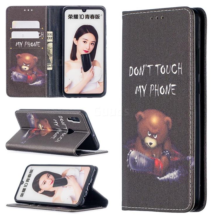 Chainsaw Bear Slim Magnetic Attraction Wallet Flip Cover for Huawei P Smart (2019)