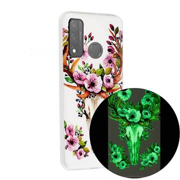 Sika Deer Noctilucent Soft TPU Back Cover for Huawei P Smart (2020)