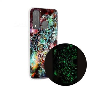 Datura Flowers Noctilucent Soft TPU Back Cover for Huawei P Smart (2020)