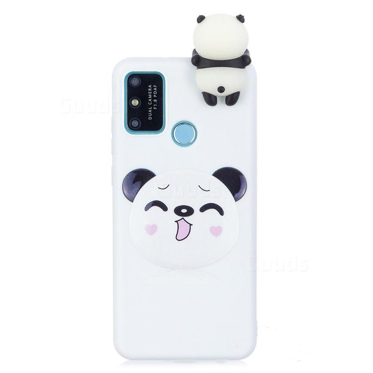 Smiley Panda Soft 3D Climbing Doll Soft Case for Huawei P Smart (2020)