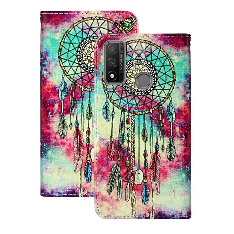 Butterfly Chimes PU Leather Wallet Case for Huawei P Smart (2020)