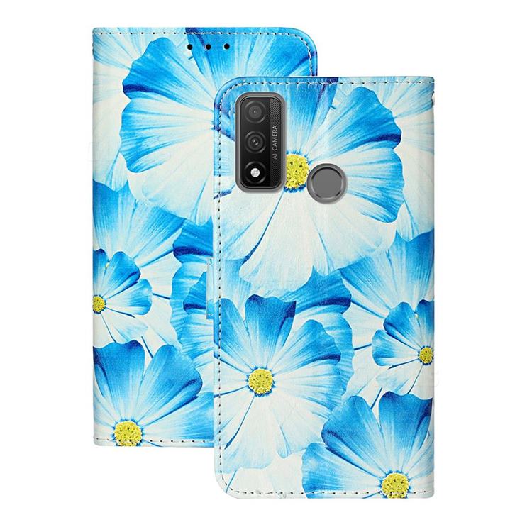 Orchid Flower PU Leather Wallet Case for Huawei P Smart (2020)