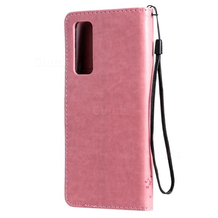 Embossing Butterfly Tree Leather Wallet Case for Huawei P smart 2021 ...