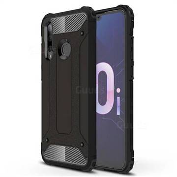 King Kong Armor Premium Shockproof Dual Layer Rugged Hard Cover for Huawei P Smart+ (2019) - Black Gold