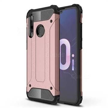 King Kong Armor Premium Shockproof Dual Layer Rugged Hard Cover for Huawei P Smart+ (2019) - Rose Gold