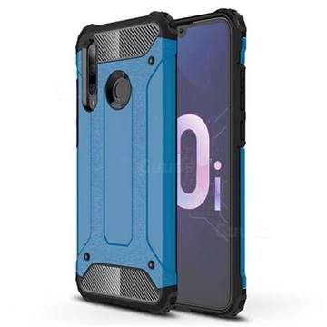 King Kong Armor Premium Shockproof Dual Layer Rugged Hard Cover for Huawei P Smart+ (2019) - Sky Blue