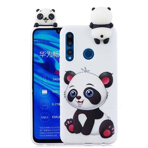 Panda Girl Soft 3D Climbing Doll Soft Case for Huawei P Smart+ (2019)