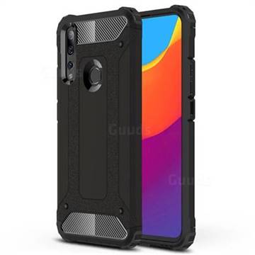 King Kong Armor Premium Shockproof Dual Layer Rugged Hard Cover for Huawei P Smart Z (2019) - Black Gold